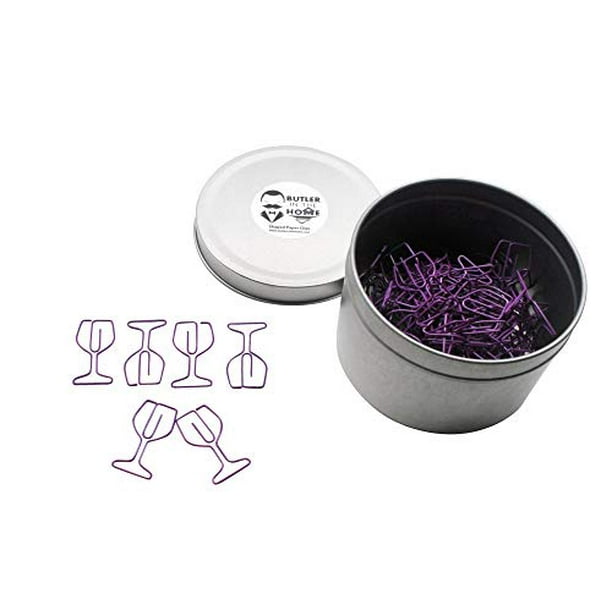 Brown Butler in the Home 100 Count Lion Shaped Paper Clips Great for Paper Clip Collectors or Office Gift Comes in Round Tin with Lid and Gift Box Brown Butler in the Home 100 Count Lion Shaped Paper Clips Great for Paper Clip Collectors or Office Gift Comes in Round Tin with Lid and Gift Box